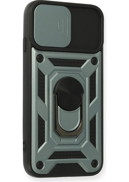 iPhone 6 Kılıf Pars Lens Yüzüklü Silikon - Yeşil fiyatları