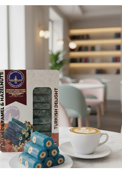 Italyan Karamelli Fındıklı Lokum 125 gr – Karamelli & Fındıklı Özel Türk Lokumu – Taze ve Yumuşak fırsatları