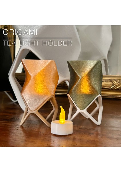 Orıgamı Çay Işığı | Çay Işık Tutacağı