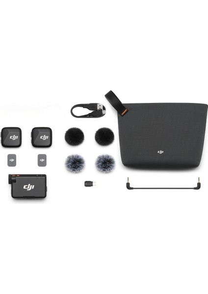 Djı Mic Mini 2 Tx 1 Rx Kablosuz Yaka Mikrofonu Seti (2 Kişilik)