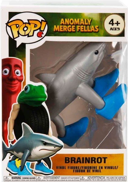 Brainrot Tekli Figür Paketi - Köpek Balığı - Tralalero Tralala fırsatları