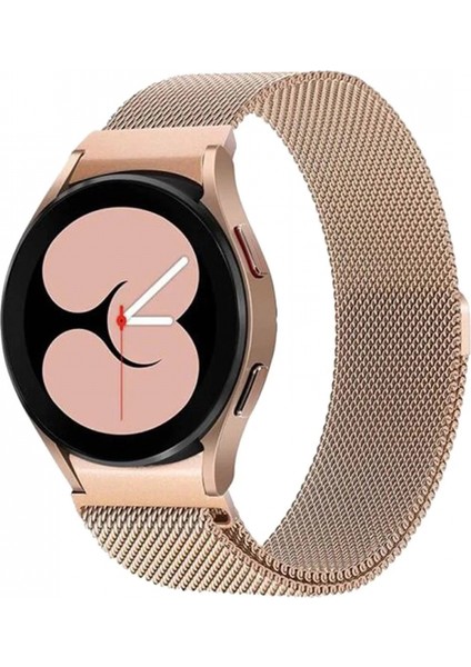 Samsung Galaxy Watch 4 Metal Mıknatıslı Kordon - Gold