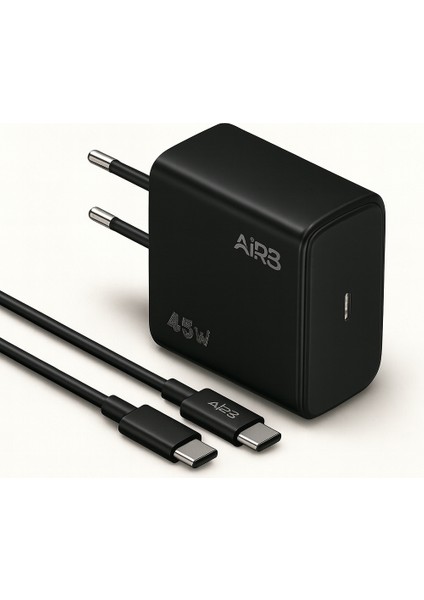 45W Pd Hızlı Şarj Adaptörü + Type-C To Type-C Kablo | Qualcomm Qc Destekli – Güçlü ve Güvenli Şarj fırsatları