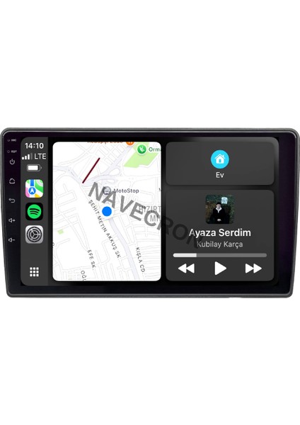 Ford Transıt 2019+ 10" Uyumlu Android Multimedia Gerçek 4/64 Kablosuz Carplay Geri Görüş Kameralı