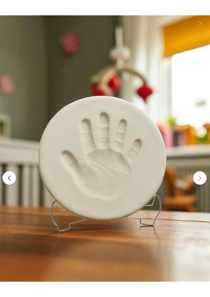 Bebek Çocuk Anı Seti Ayak Izi El Izi Hatıra Oluşturma Kili Geleceğe Not Bırak
