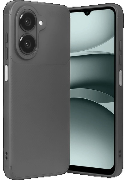 Samsung Galaxy A07 Auto Focus Karbon Kapak - Gri