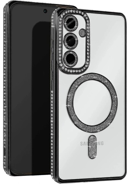 Samsung Galaxy A36 Joke Simli Magneticsafe Kılıf - Siyah