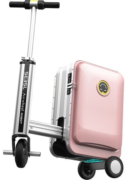 SE3SL Elektrikli Binilebilir Scooter Valiz - Pembe modelleri