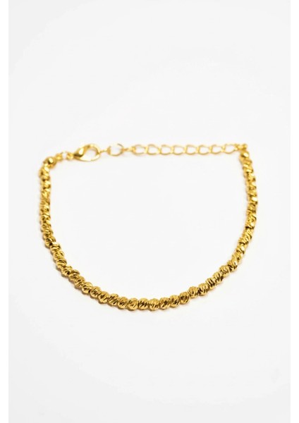 Dorika Bileklik – Altın Kaplama Ince Boncuklu Ayarlanabilir Zincir Bileklik fiyatları