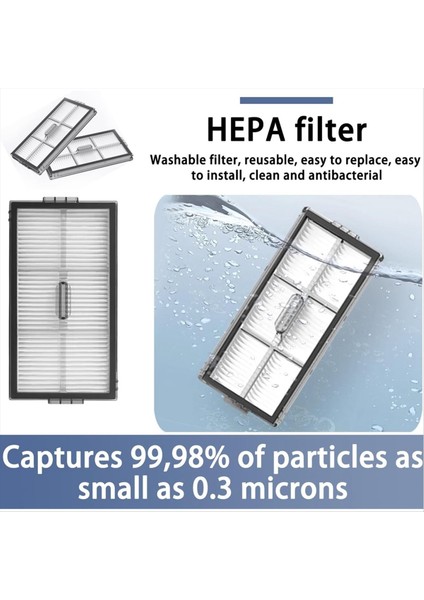 Saros 10R Robot Süpürge Yedek Parçaları Ana Yan Fırça Filtre Paspas Torbaları Için Yedek Kit Aksesuarları (Yurt Dışından) fırsatları