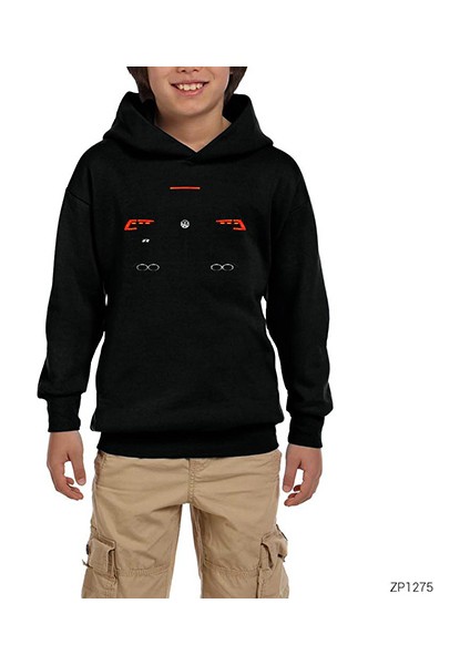 Volkswagen Mk7 Shadow Siyah Çocuk Kapşonlu Sweatshirt
