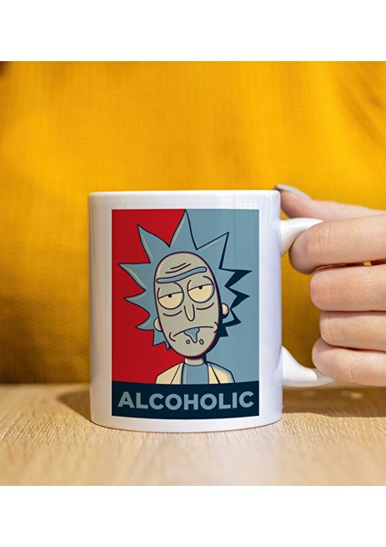 Rick And Morty Baskılı Kupa Bardak