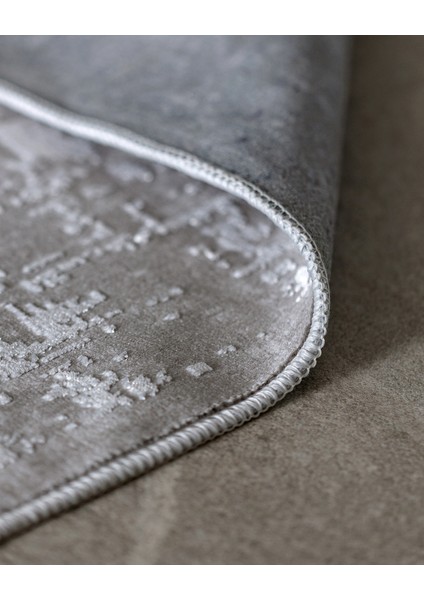 Aubane Iplik Boyalı Kadife Halı - Koyu Gri - 120X180 cm modelleri