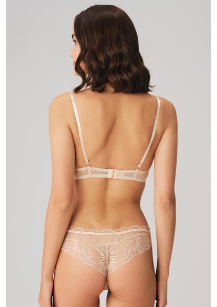 Arias Closet Balenli Destekli Dolgulu Yaka Detaylı Taşlı Dantelli Sütyen ve String Takım fiyatları
