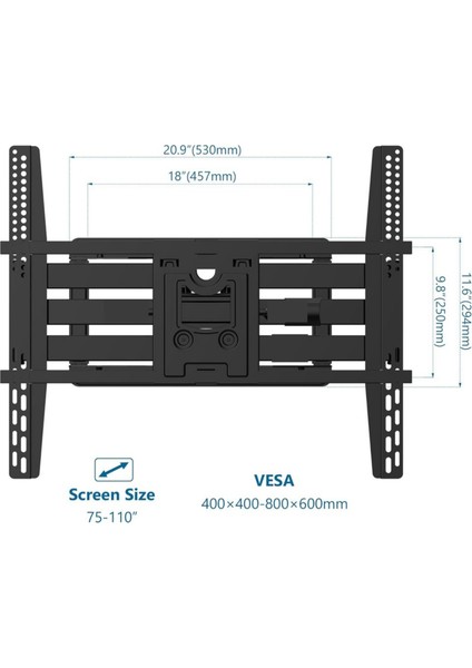 75DU7100 75" 190 Ekran Uydu Alıcılı 4K Ultra Hd Smart LCD LED Televizyon Büyük Ekranlar Için Hareketli Askı Aparatı fiyatları