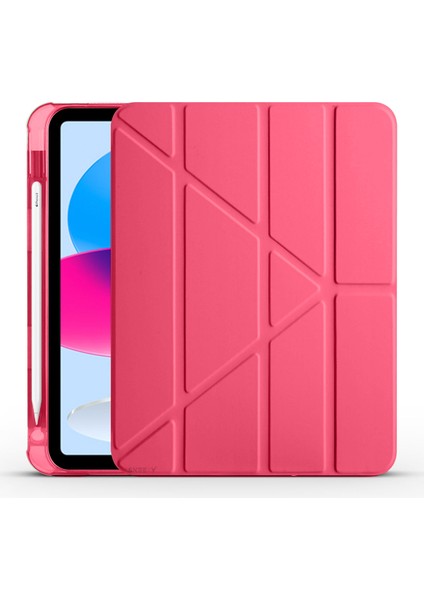 Ipad 11.nesil 11 Inç 2025 A16 Uyumlu Üçgen Katlanabilir Kalemlikli Yatay Dikey Standlı Akıllı Kılıf fiyatları