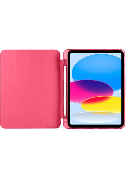 Ipad 11.nesil 11 Inç 2025 A16 Uyumlu Üçgen Katlanabilir Kalemlikli Yatay Dikey Standlı Akıllı Kılıf modelleri