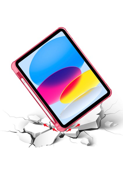 Ipad 11.nesil 11 Inç 2025 A16 Uyumlu Üçgen Katlanabilir Kalemlikli Yatay Dikey Standlı Akıllı Kılıf indirimleri
