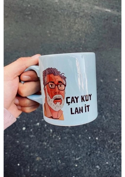 Ordinaryus P. Abuzer Kömürcü Tasarımlı Hediye Kupa Bardak