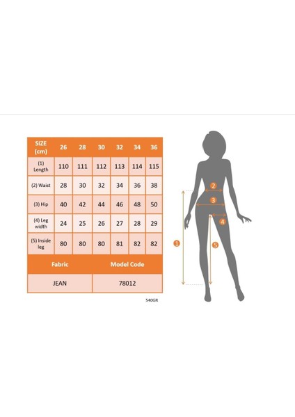 Kadın Yüksek Bel Önden Düğmeli Cep Detay Ispanyol Paça Denim Pantolon