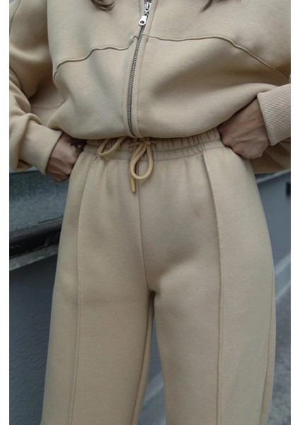 Kadın 3 Iplik Çımalı Bomber Ceket Eşofman Takımı fiyatları