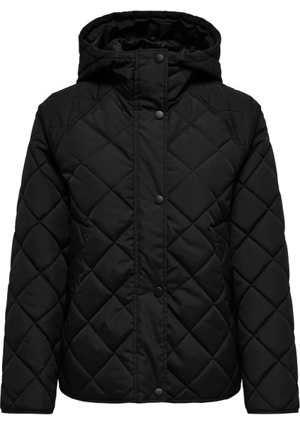 Onlsigga Kapitoneli Regular Fit Kapüşon Yaka Ceket Bayan Ceket 15358867
