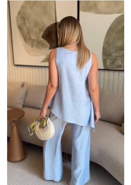 Asimetrik Bluz - Pantolon Ikili Takım fiyatları