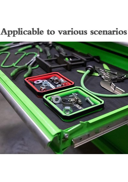 Renkli Kare Silikon Katlanabilir Manyetik Parçalar Tepsi (Yurt Dışından) fırsatları