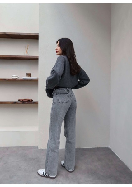 Gri Straight Orj Jean indirimleri