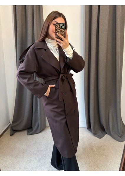 Astarlı Premium Kalite Tam Boy Trençkot fırsatları