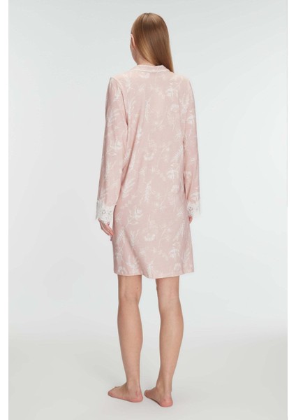 Arias Closet Cotton Modal Uzun Kol Gecelik modelleri