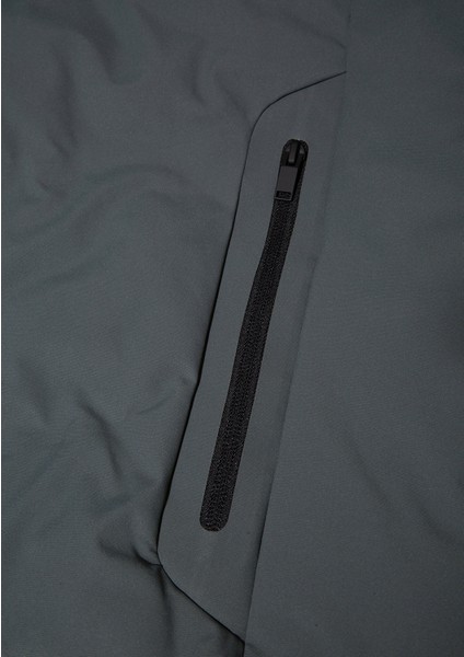 Su İtici Kapüşonlu Yeşil Şişme Mont 0110651-71598