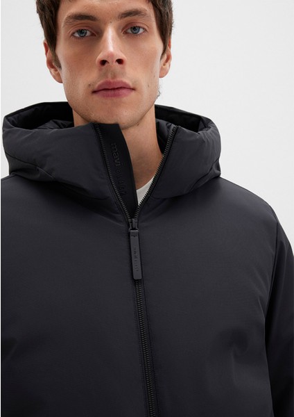 Kapüşonlu Siyah Mont 0110617-71379