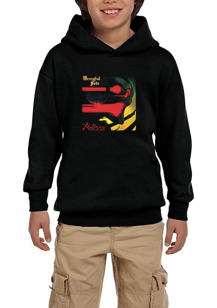 Mercyful Fate Melissa Siyah Çocuk Kapşonlu Sweatshirt