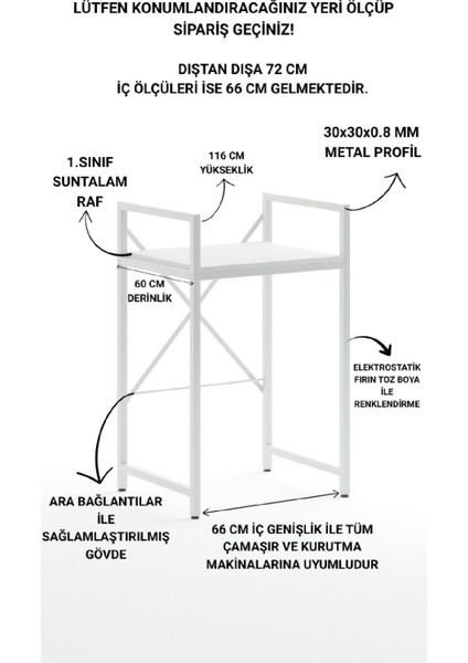Çamaşır Makinası ve Kurutma Makinası Rafı Çamaşır Makinası Üstü Banyo Düzenleyici Raf fiyatları