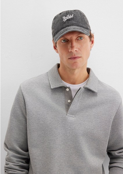 Youthful İşlemeli Antrasit Şapka 0911884-80867