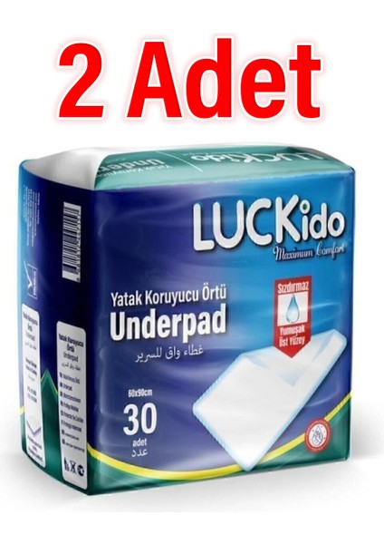x 2 Adet Maximum Comfort Yatak Koruyucu Örtü ( 60CM - 90 cm )