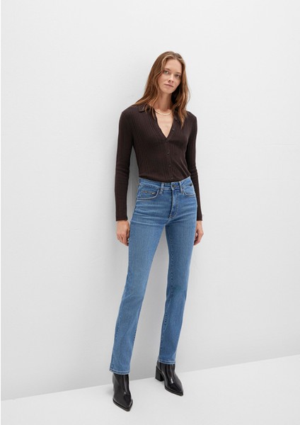 Kendra Gold Luxury Vintage Indigo Mavisi Jean Pantolon 1074689169