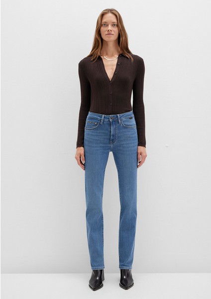 Kendra Gold Luxury Vintage Indigo Mavisi Jean Pantolon 1074689169