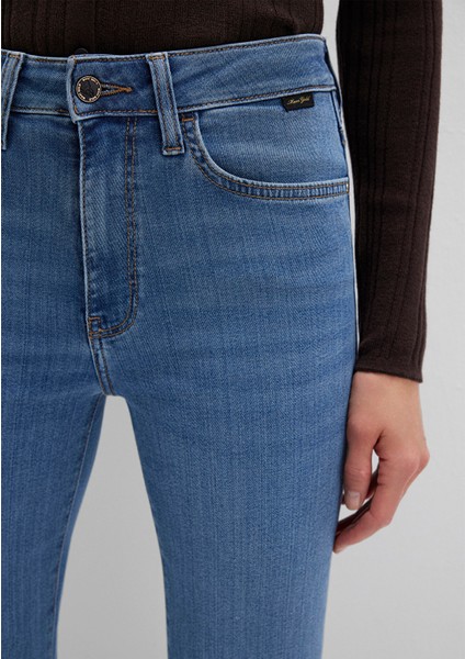 Kendra Gold Luxury Vintage Indigo Mavisi Jean Pantolon 1074689169