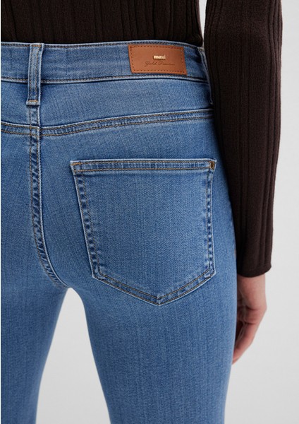 Kendra Gold Luxury Vintage Indigo Mavisi Jean Pantolon 1074689169