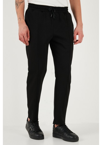 Pamuklu Slim Fit Normal Bel Daralan Paça Çimalı Pantolon Erkek Pantolon 5908088