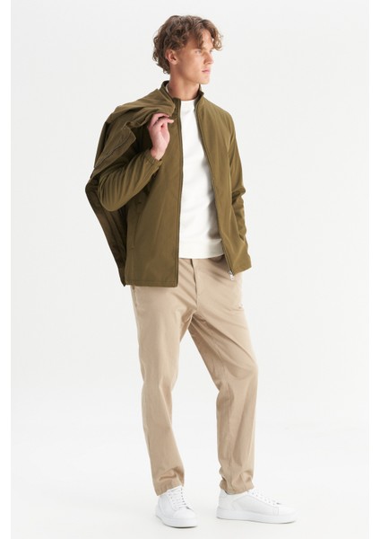 Pamuk Karışımlı Regular Fit Dik Yaka Parka Erkek Parka W2520422 801 fiyatları