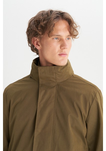 Pamuk Karışımlı Regular Fit Dik Yaka Parka Erkek Parka W2520422 801 modelleri