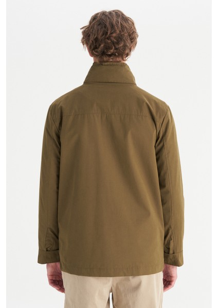 Pamuk Karışımlı Regular Fit Dik Yaka Parka Erkek Parka W2520422 801 indirimleri