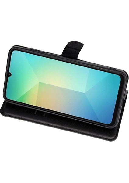 Samsung Galaxy A07 Trend S Plus Kapaklı Kılıf - Siyah modelleri