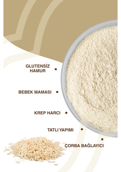 Glutensiz Kepekli Esmer Pirinç Unu 1000G – Tokluğa, Enerjiye ve Dengeye Destek 1kg fiyatları