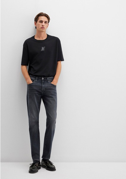 Jake Mavi Pro Vintage Koyu Gri Smoke Jean Pantolon 0042286535