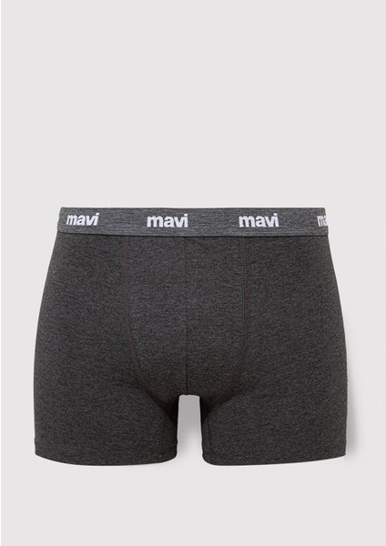 3lü Gri Basic Boxer 0911407-23854