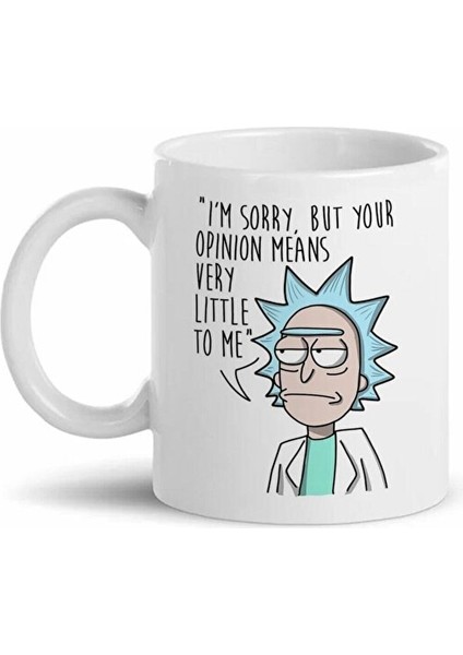 Rick And Morty Baskılı Kupa Bardak